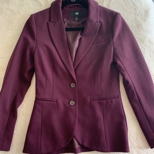 Maroon blazer